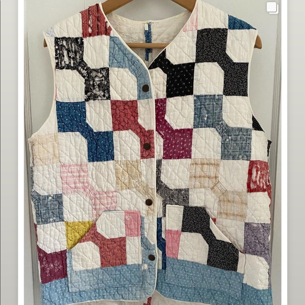 Handmade quilt vest.
